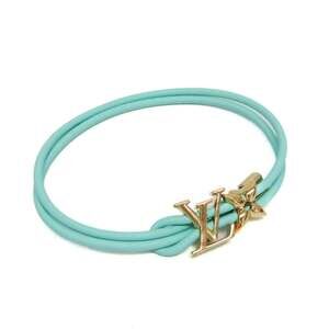 LOUIS VUITTON Blue Leather Bracelet